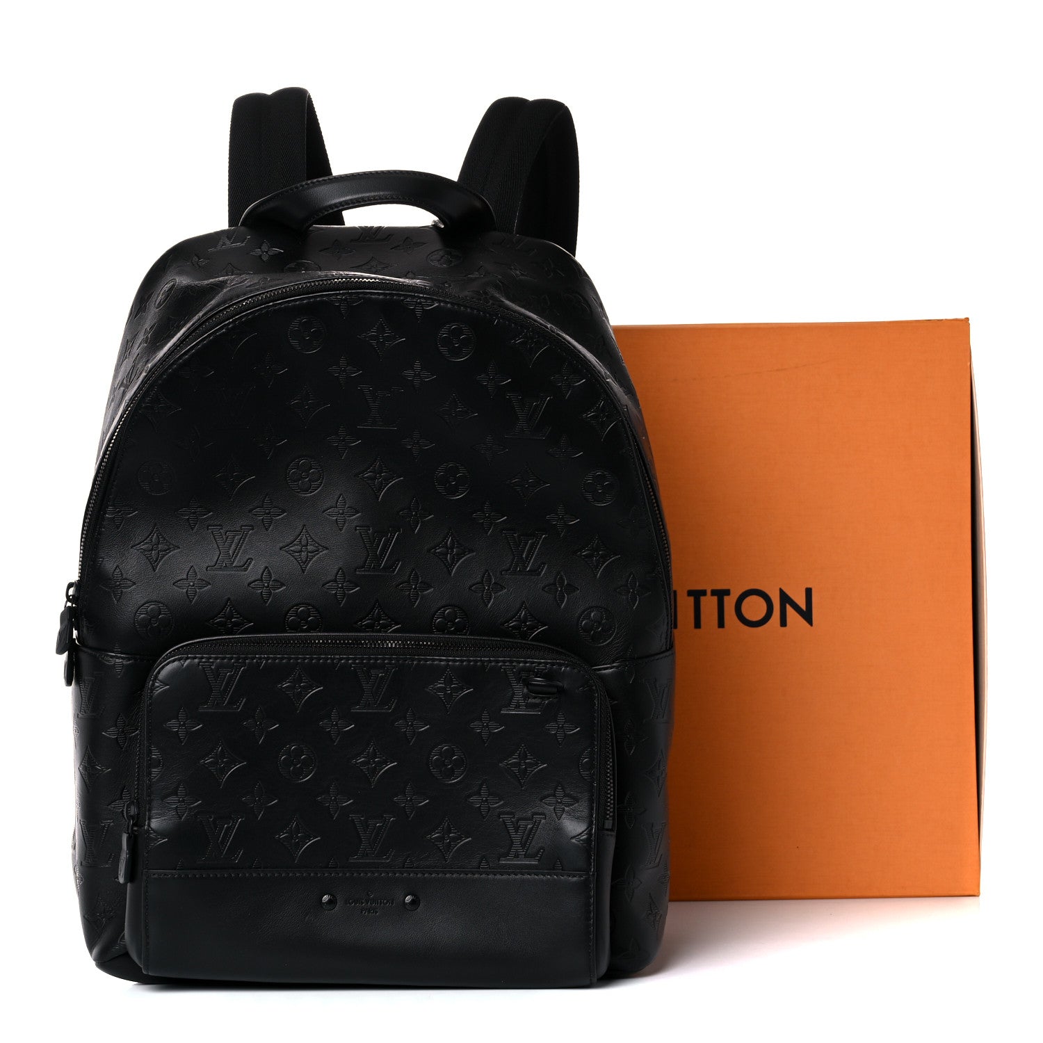 Louis Vuitton Calfskin Monogram Shadow Racer Backpack Black 13 of 13