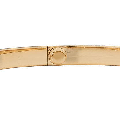 Cartier 18K Yellow Gold Diamond Small LOVE Paved Bracelet 15 4 of 8