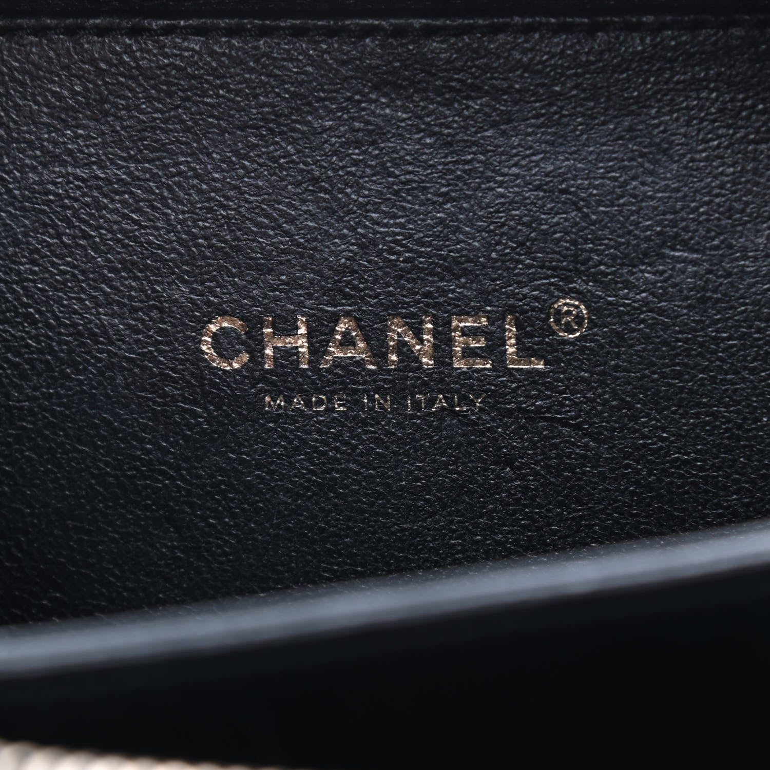 Chanel Caviar Quilted Small CC Filigree Vanity Case Black 6 of 10