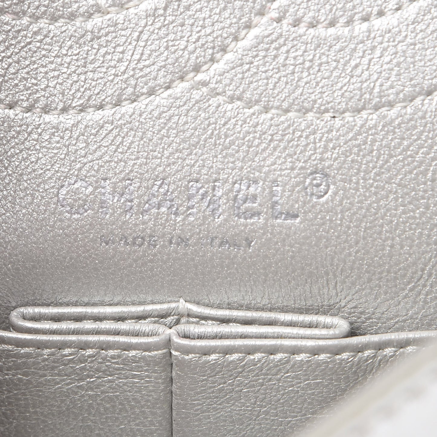 Metallic Lambskin 2.55 Reissue 225 Flap Pale Gold