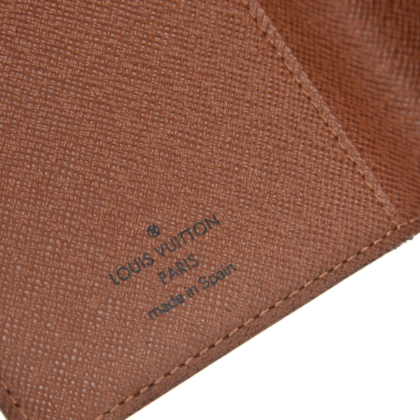 Monogram Checkbook Holder Wallet
