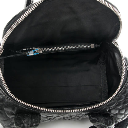 Alexander Wang Pebbled Lambskin Mini Rockie Black Rhodium Hardware 5 of 7