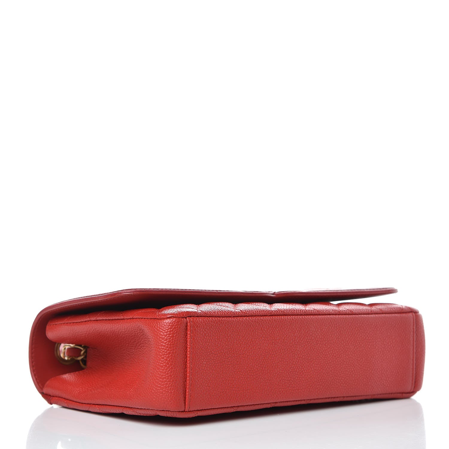 Chanel Caviar Quilted Medium CC Filigree Flap Red 4 of 12