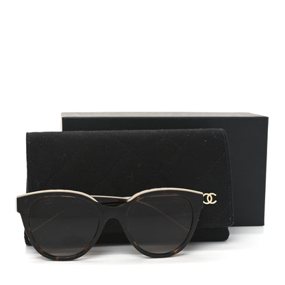 Chanel Acetate Polarized CC Butterfly Sunglasses 5414 Tortoise 7 of 7
