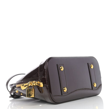 Louis Vuitton Vernis Alma BB Amarante 4 of 15