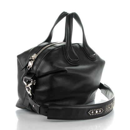 Givenchy Waxed Calfskin Studded Medium Nightingale Black 3 of 8