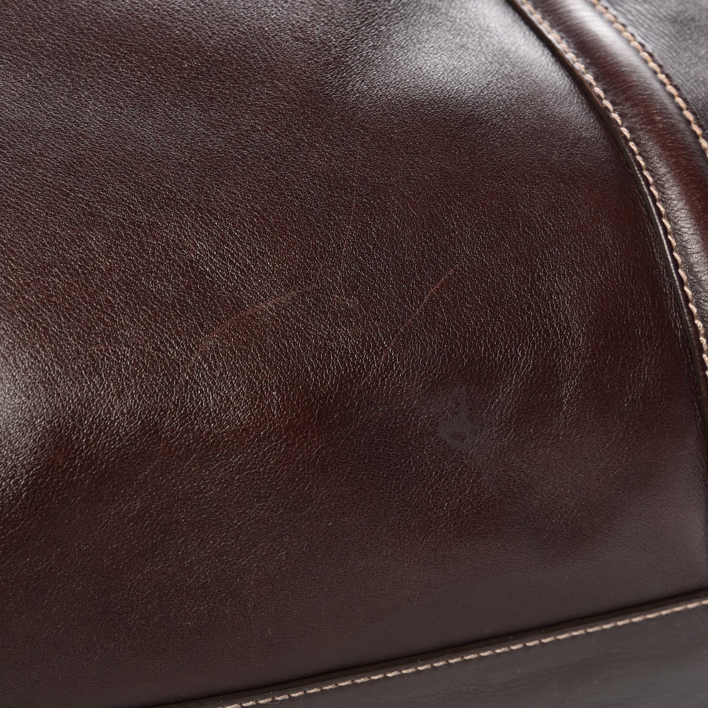 Calfskin Medium Britt Tote Dark Brown