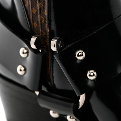Louis Vuitton Calfskin Monogram Rhapsody Ankle Boots 38.5 Black 15 of 18