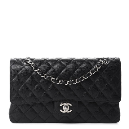 Chanel Caviar Quilted Medium Double Flap Black 1 of 11