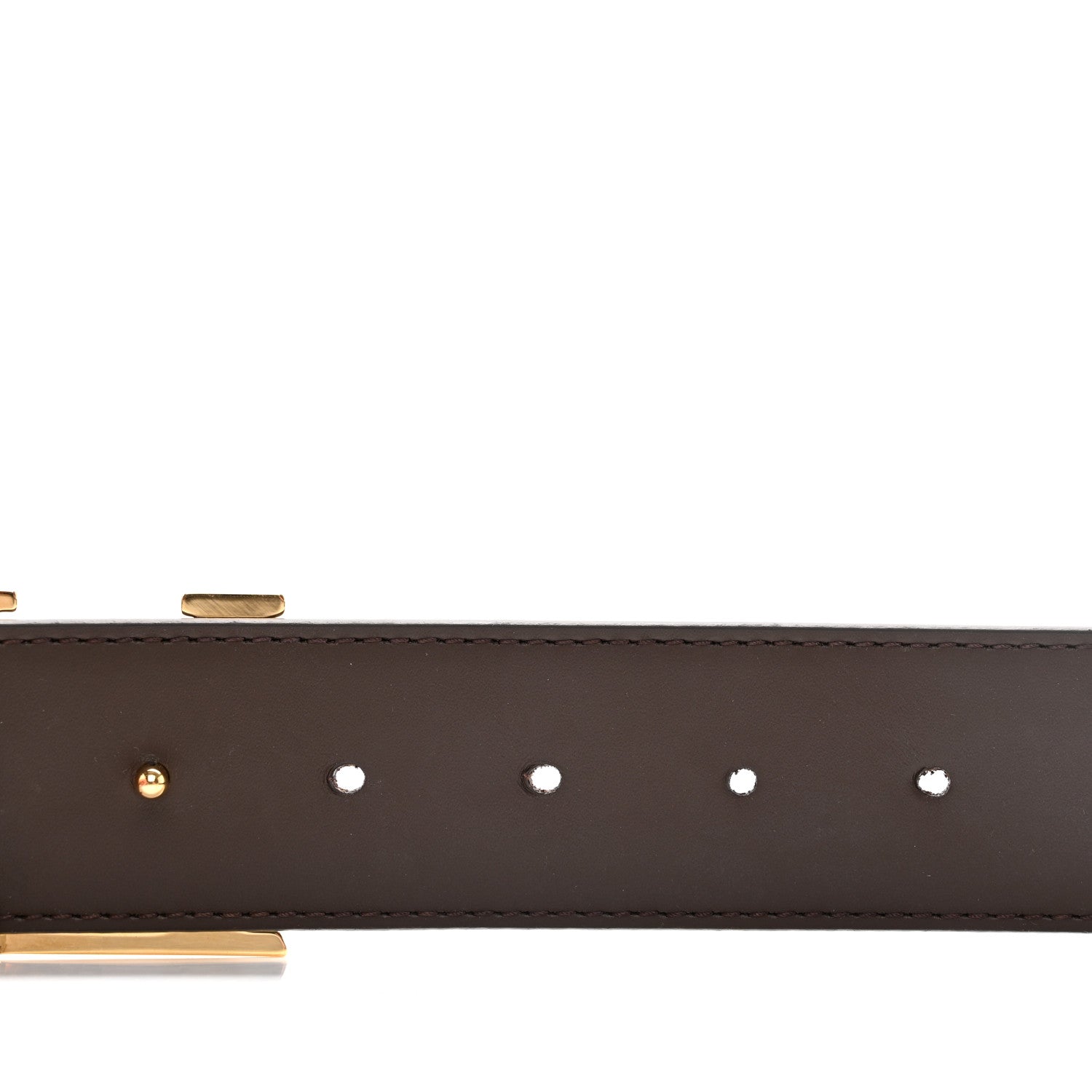 Louis Vuitton Monogram Calfskin 40mm LV Initiales Reversible Belt 80 32 Black 3 of 5