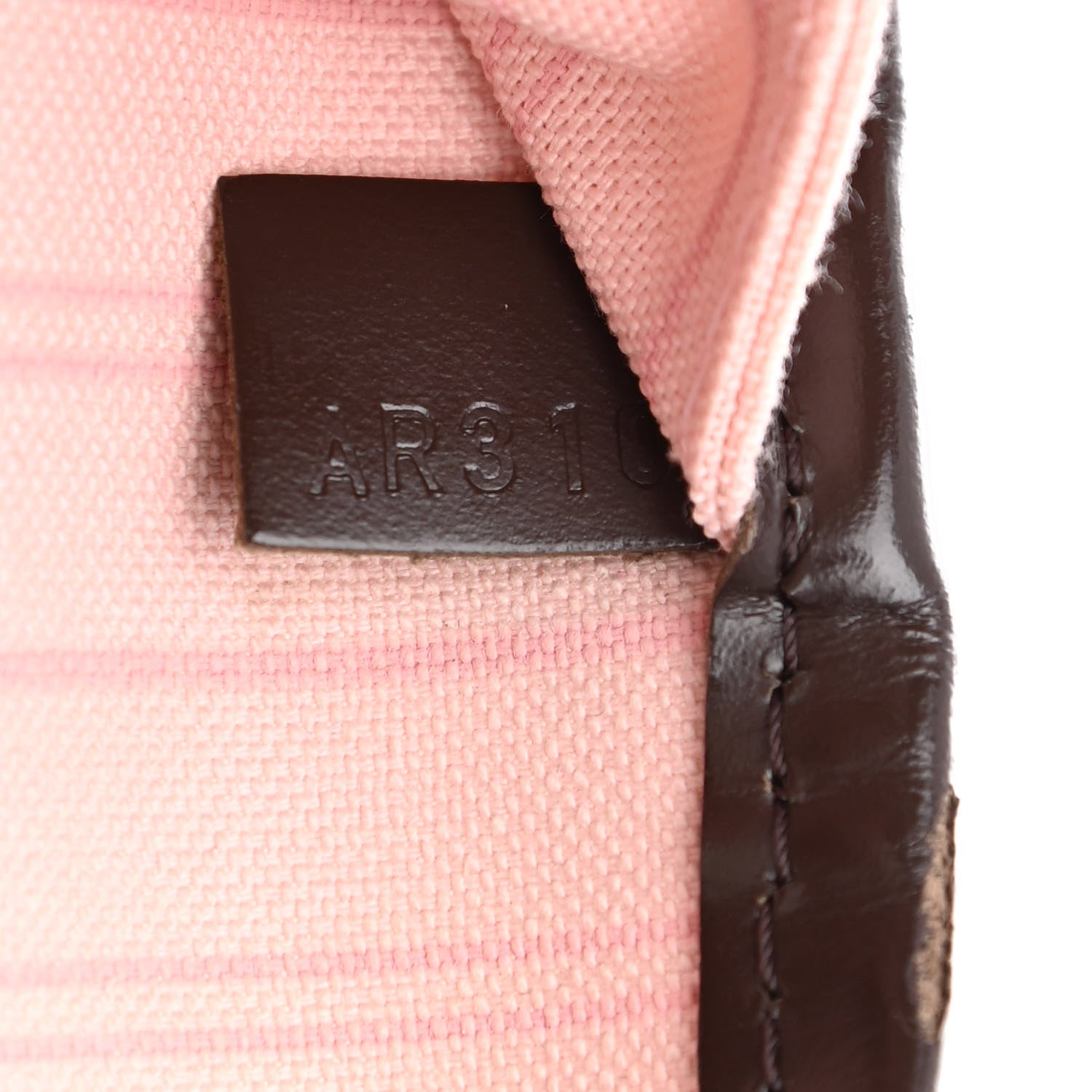 Louis Vuitton Damier Ebene Neo Neverfull MM Rose Ballerine 7 of 10