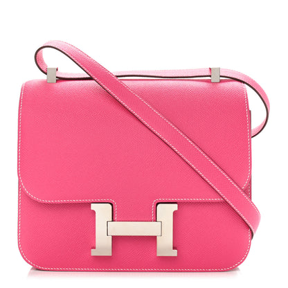 Hermes Epsom Constance 24 Rose Tyrien 1 of 9