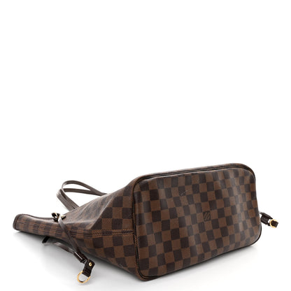 Louis Vuitton Damier Ebene Neo Neverfull MM Rose Ballerine 4 of 11