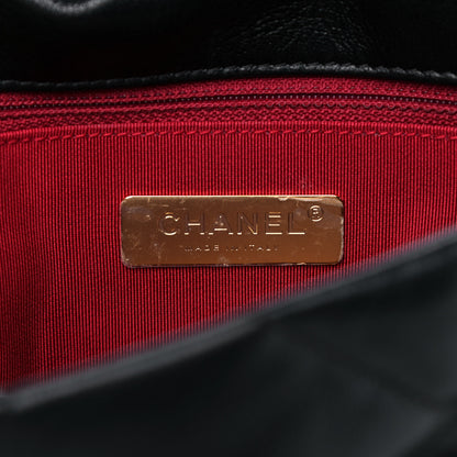 Chanel Goatskin Quilted Medium Chanel 19 Flap Black 5 of 10