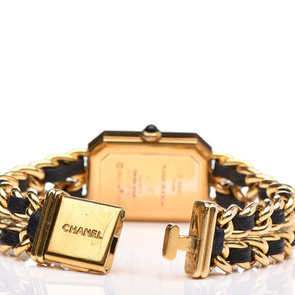 Chanel Stainless Steel Lambskin 20mm Chain Premiere Quartz Watch Gold L 6 of 6