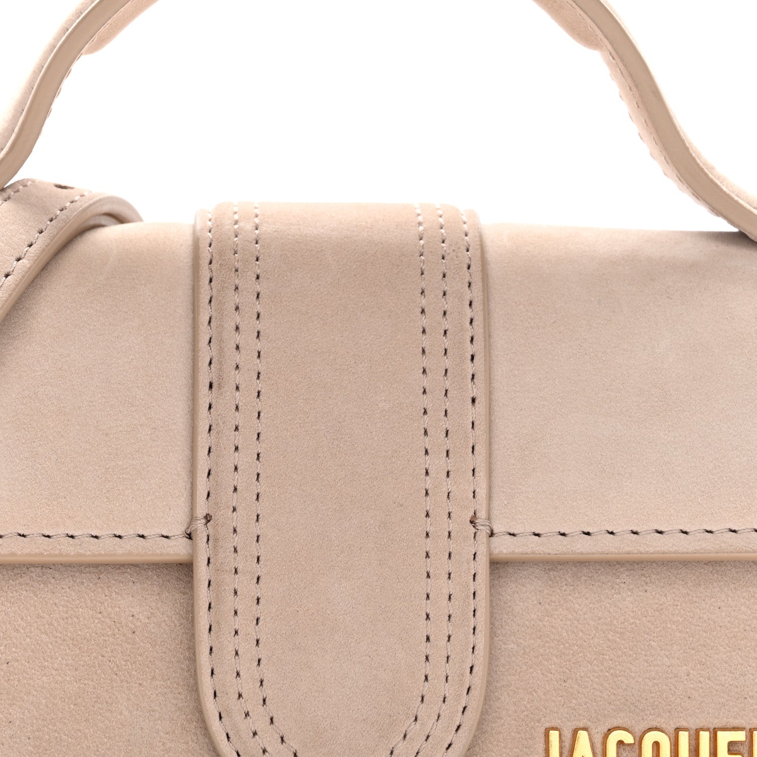 Jacquemus Nubuck Le Grand Bambino Dark Beige 7 of 10