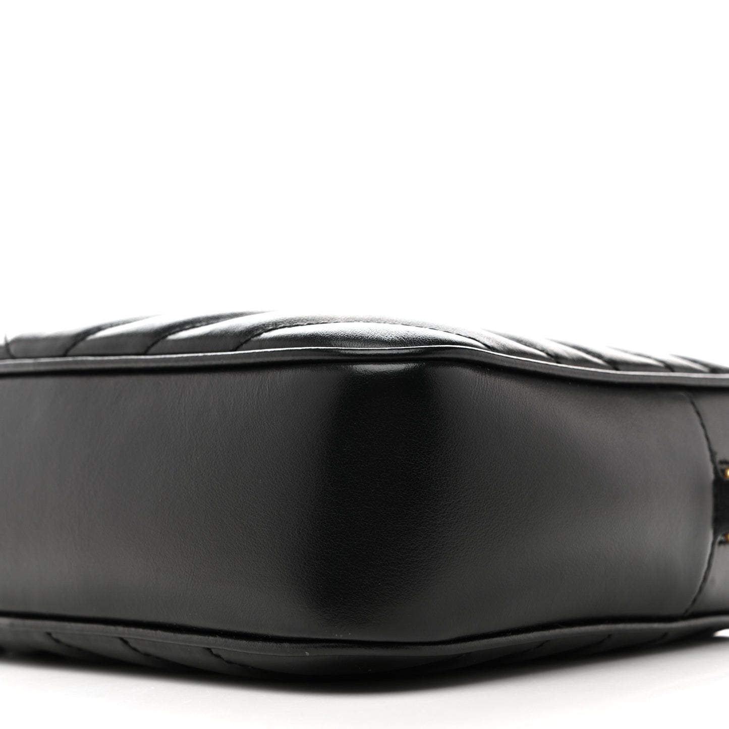 Calfskin Matelasse Monogram Lou Camera Bag Black