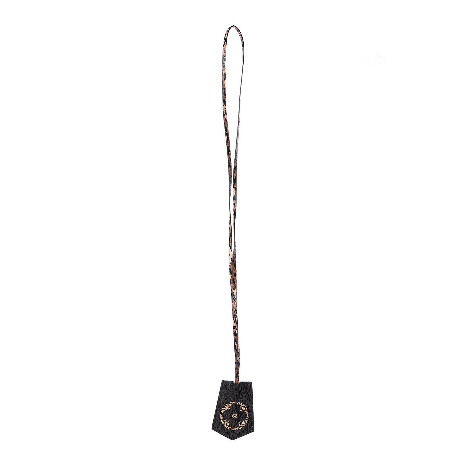 Louis Vuitton Monogram Giant Jungle Oversize Clochette Key Bell Holder Black 1 of 3