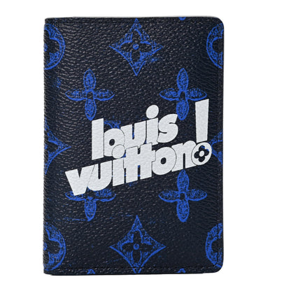 Louis Vuitton Vintage Monogram Everyday LV Pocket Organizer Blue 1 of 6