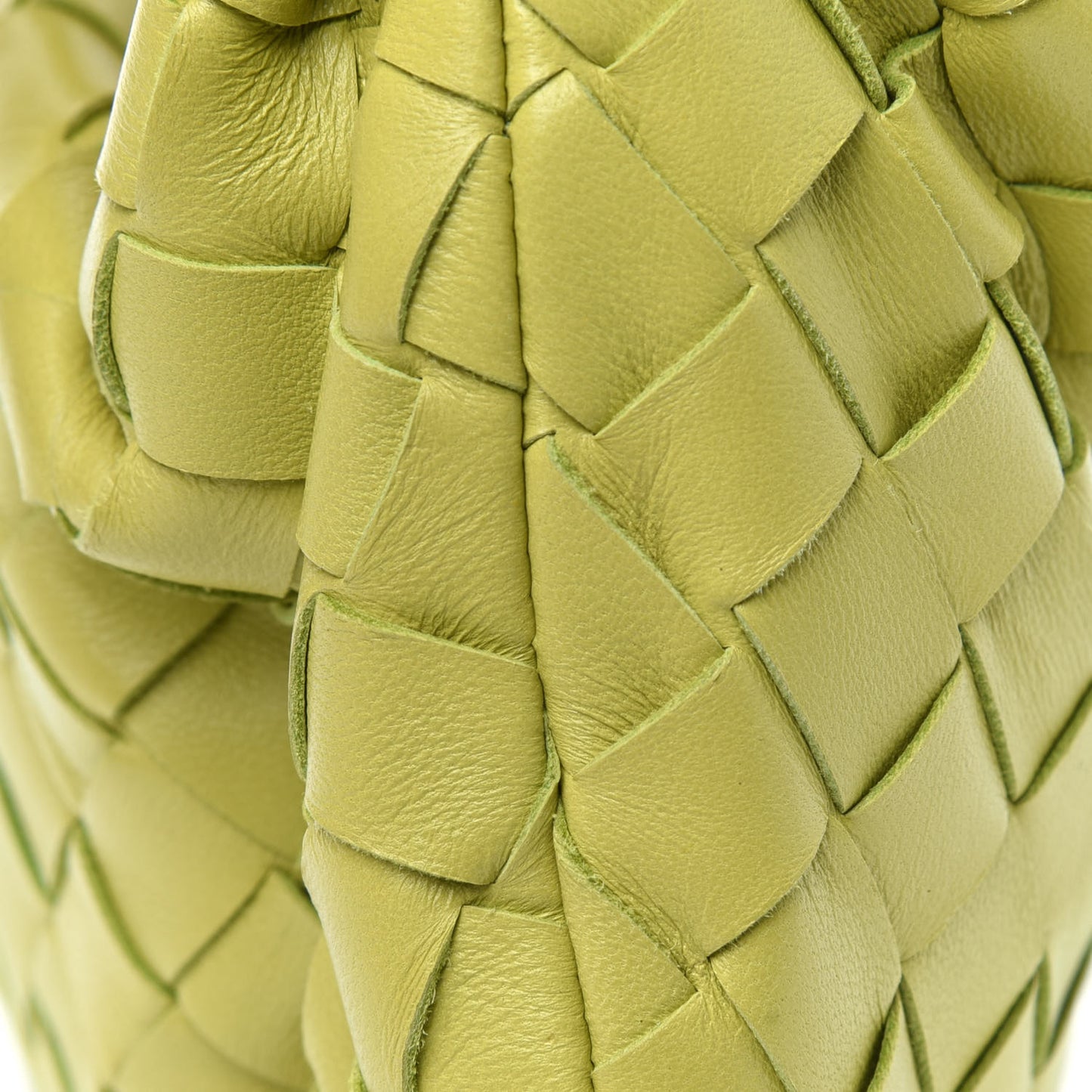 Nappa Intrecciato Mini Jodie Kiwi
