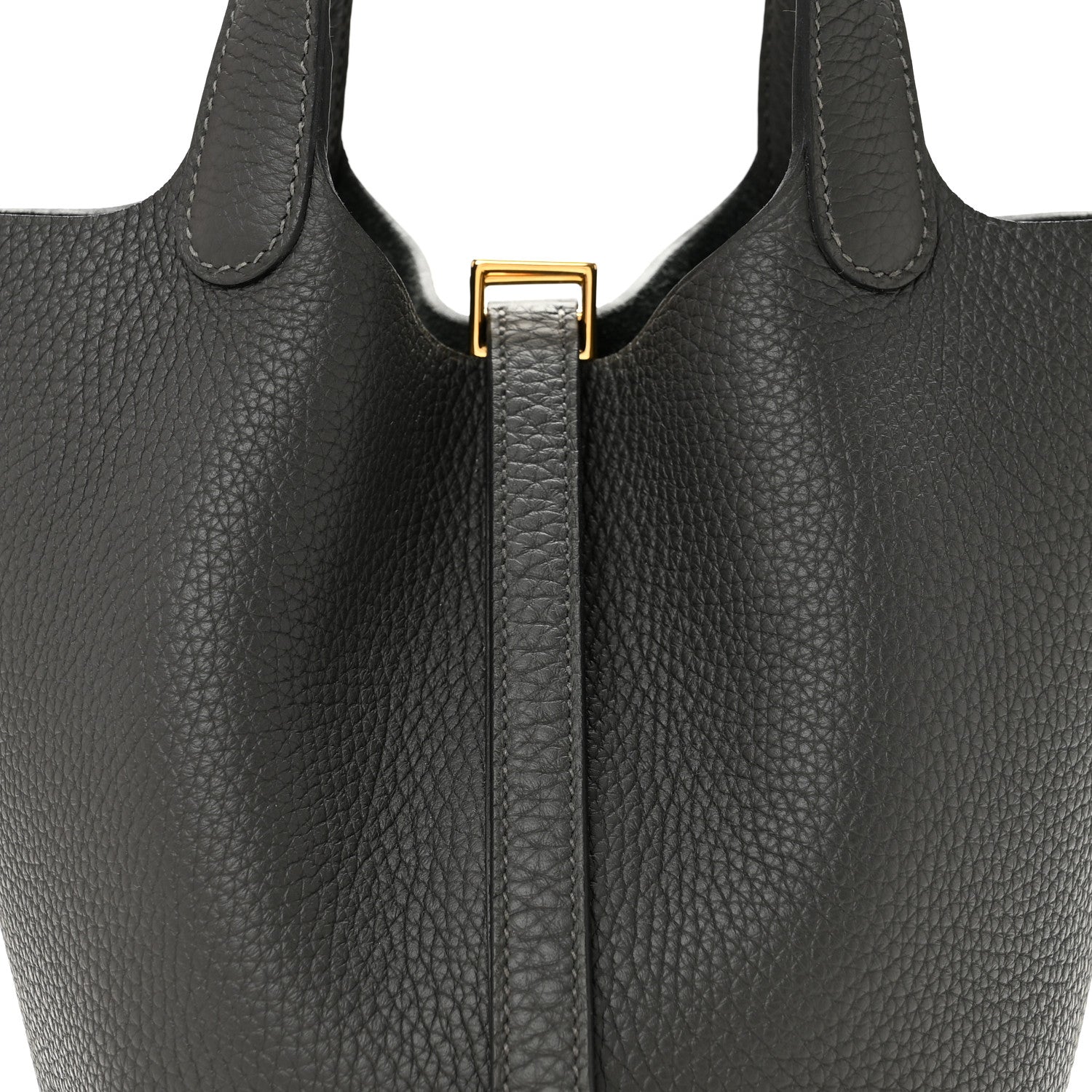 Hermes Taurillon Clemence Picotin Lock 18 PM Gris Misty 8 of 11