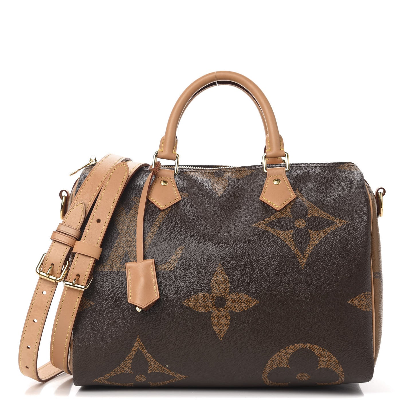 Reverse Monogram Giant Speedy Bandouliere 30