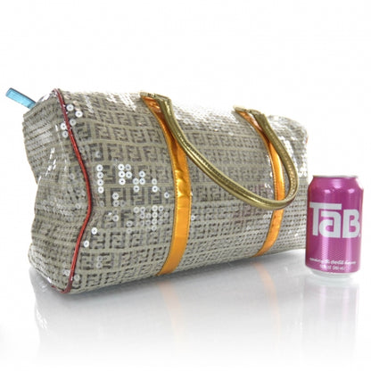 Fendi Sequin Patent Forever Boston 3 of 11