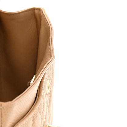 Chanel Caviar Quilted Small Double Flap Beige 12 of 14