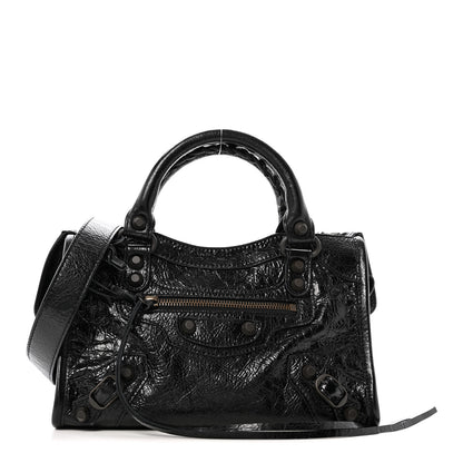Balenciaga Agneau Arena Classic Hardware Le City Mini  Black 1 of 9