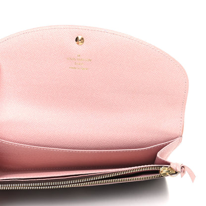 Louis Vuitton Damier Ebene Caissa Wallet Rose Ballerine 5 of 6
