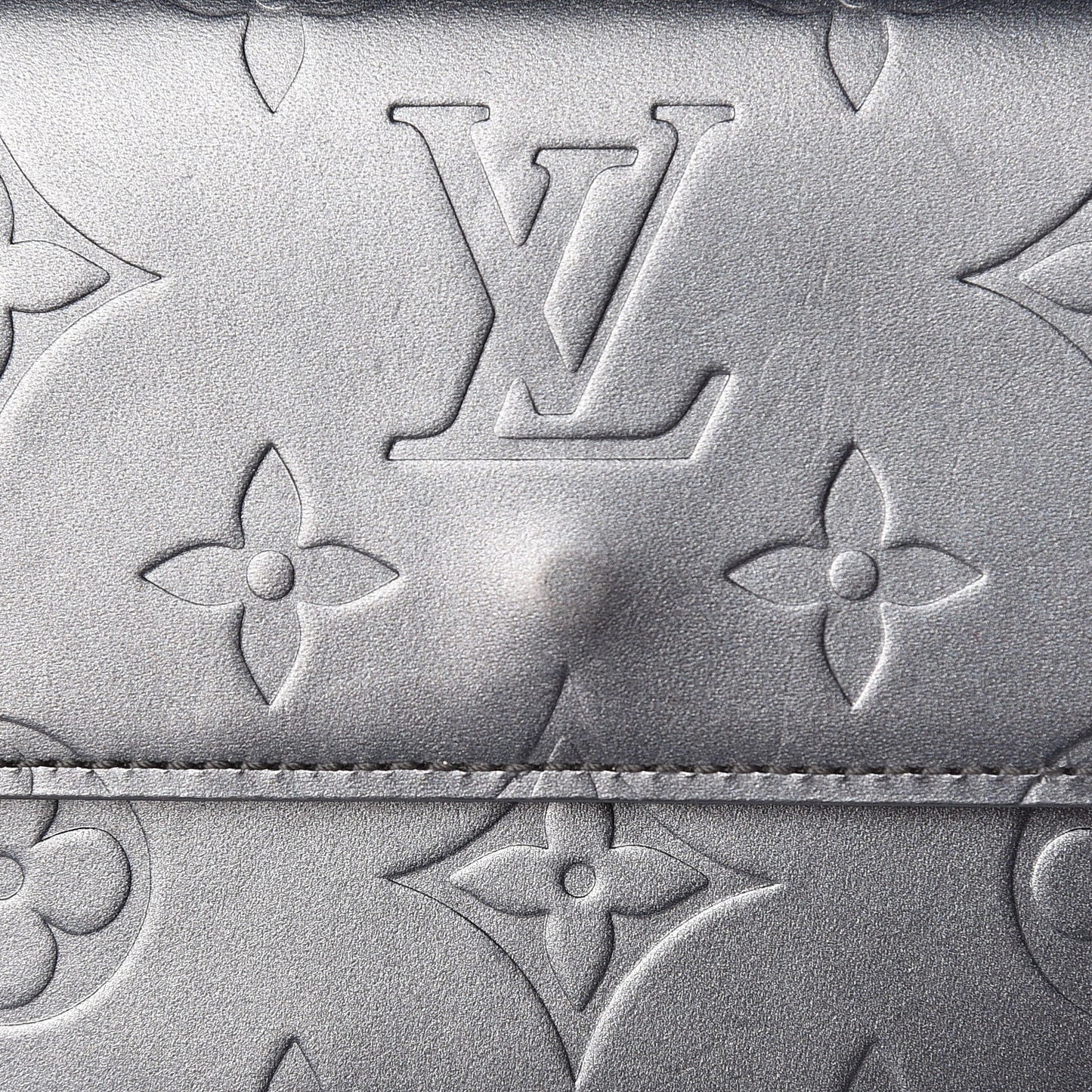 Mat Monogram Elise Wallet Blue