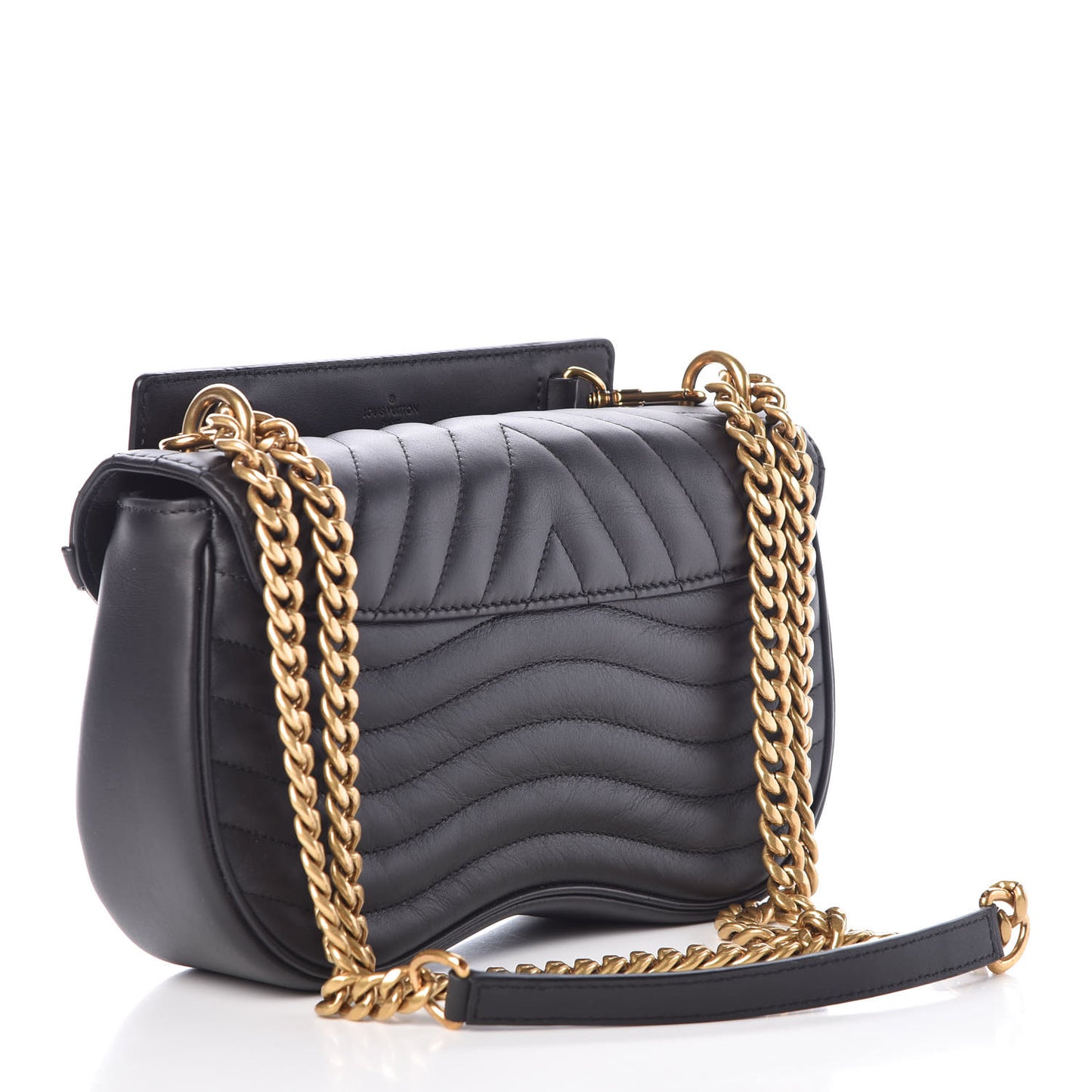 Calfskin New Wave Chain MM Black