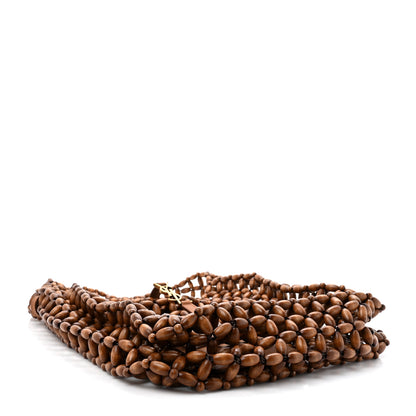 Saint Laurent Wood Bead Large Le 5 A 7 Soft Hobo Light Wood 5 of 10