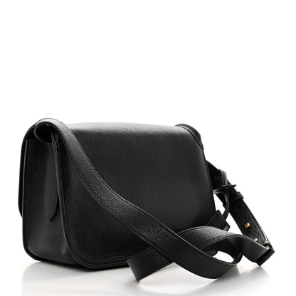 Alexander McQueen Grained Calfskin Padlock Crossbody Bag Black 2 of 10