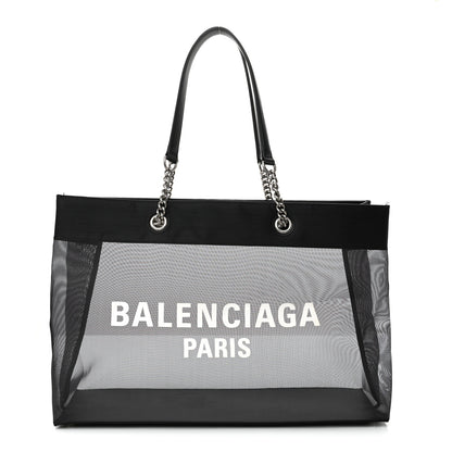 Balenciaga Mesh Large Duty Free Tote Black 1 of 14