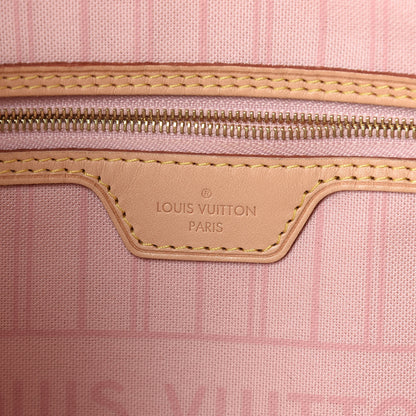 Louis Vuitton Damier Azur Neo Neverfull MM Rose Ballerine 7 of 11