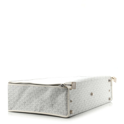 Goyard Goyardine Caravelle 50 Folding Suitcase White 3 of 14