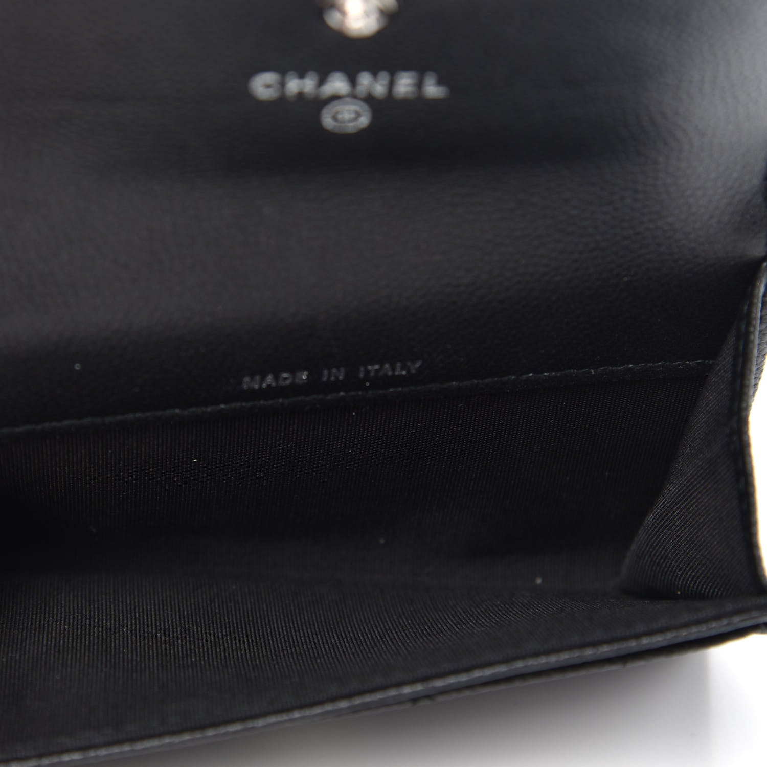 Chanel Caviar Quilted Boy Flap Card Holder So Black 5 of 8