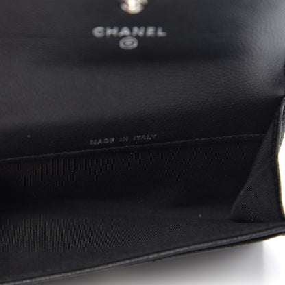 Chanel Caviar Quilted Boy Flap Card Holder So Black 5 of 8