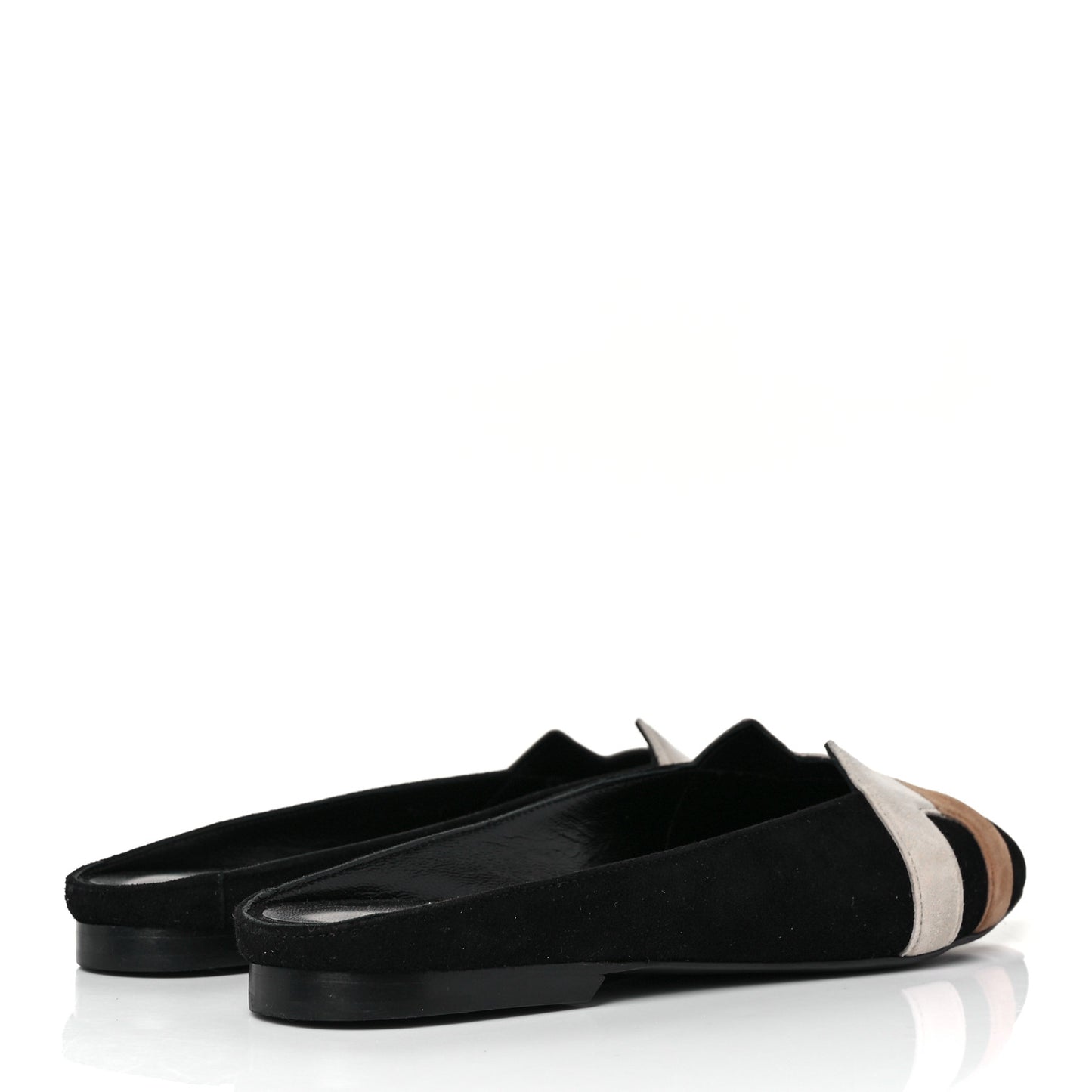 Velvet Goatskin Womens Roxane Mules 35 Multicolor Black