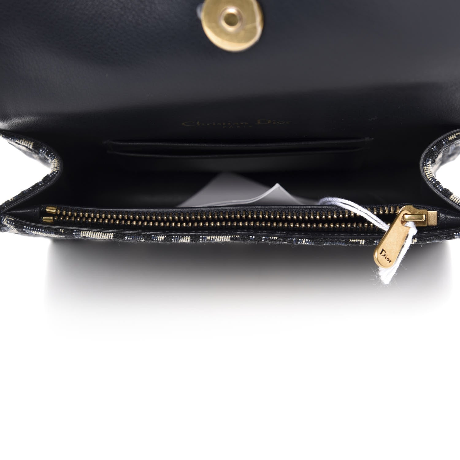 Christian Dior Oblique Saddle Belt Bag Blue 5 of 10