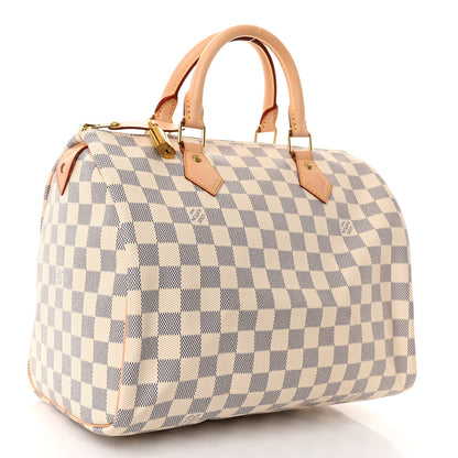 Louis Vuitton Damier Azur Speedy 30 3 of 10
