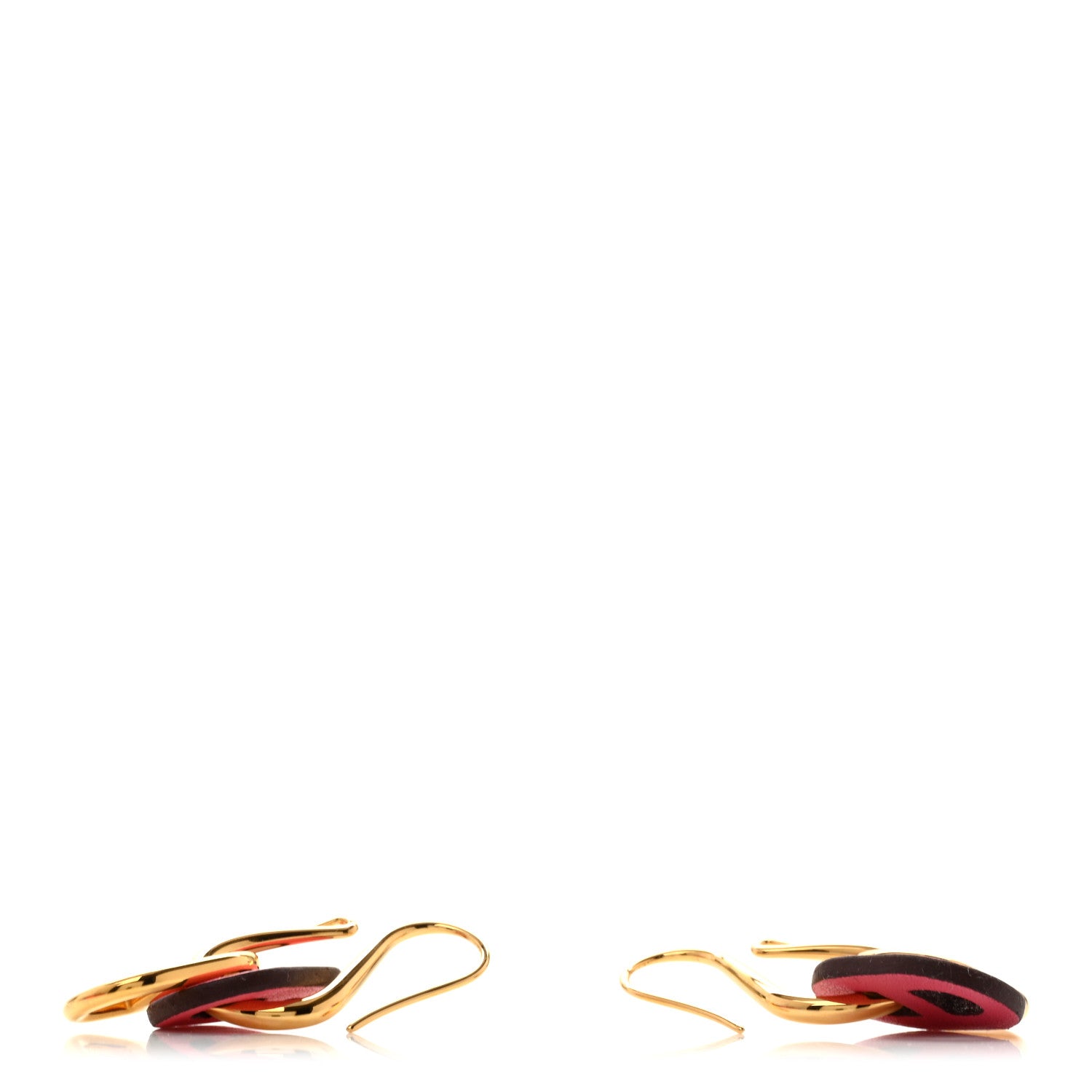Hermes Swift O'Maillon Earrings Rose Azalee 3 of 6