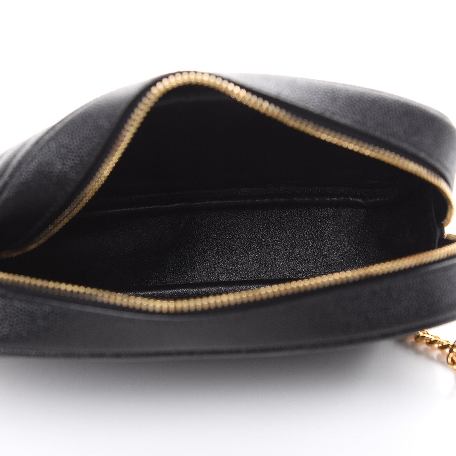 Saint Laurent Grain De Poudre Matelasse Monogram Mini Lou Camera Bag Black 5 of 10