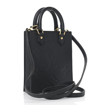Louis Vuitton Empreinte Monogram Giant Petit Sac Plat Black 3 of 8