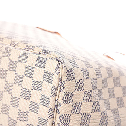 Louis Vuitton Damier Azur Neo Neverfull GM Rose Ballerine 9 of 22