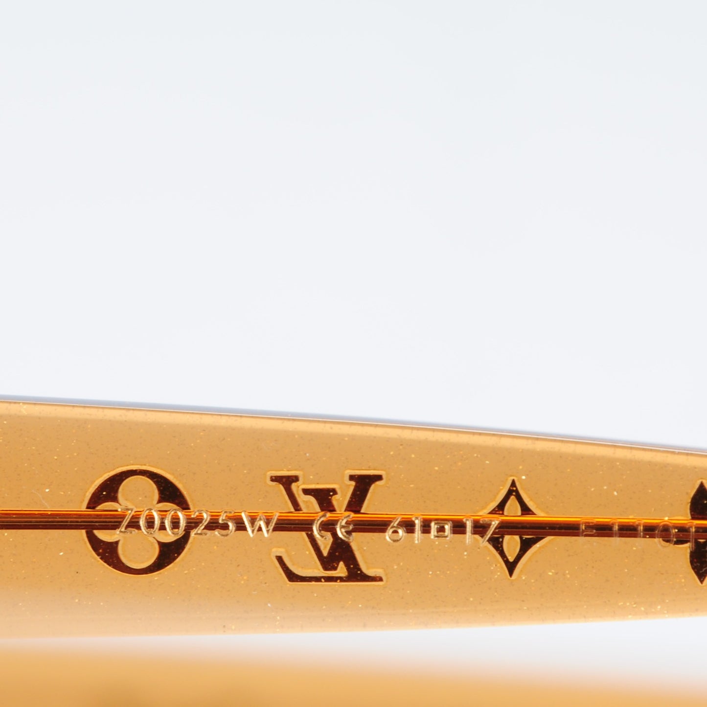 Acetate Obsession Carre Sunglasses Z0025W Glitter Honey