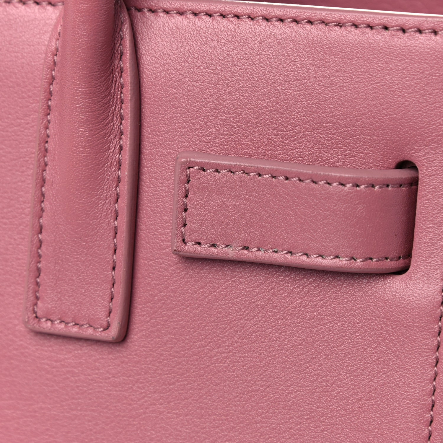 Saint Laurent Calfskin Small Sac De Jour Dark Rose 17 of 19