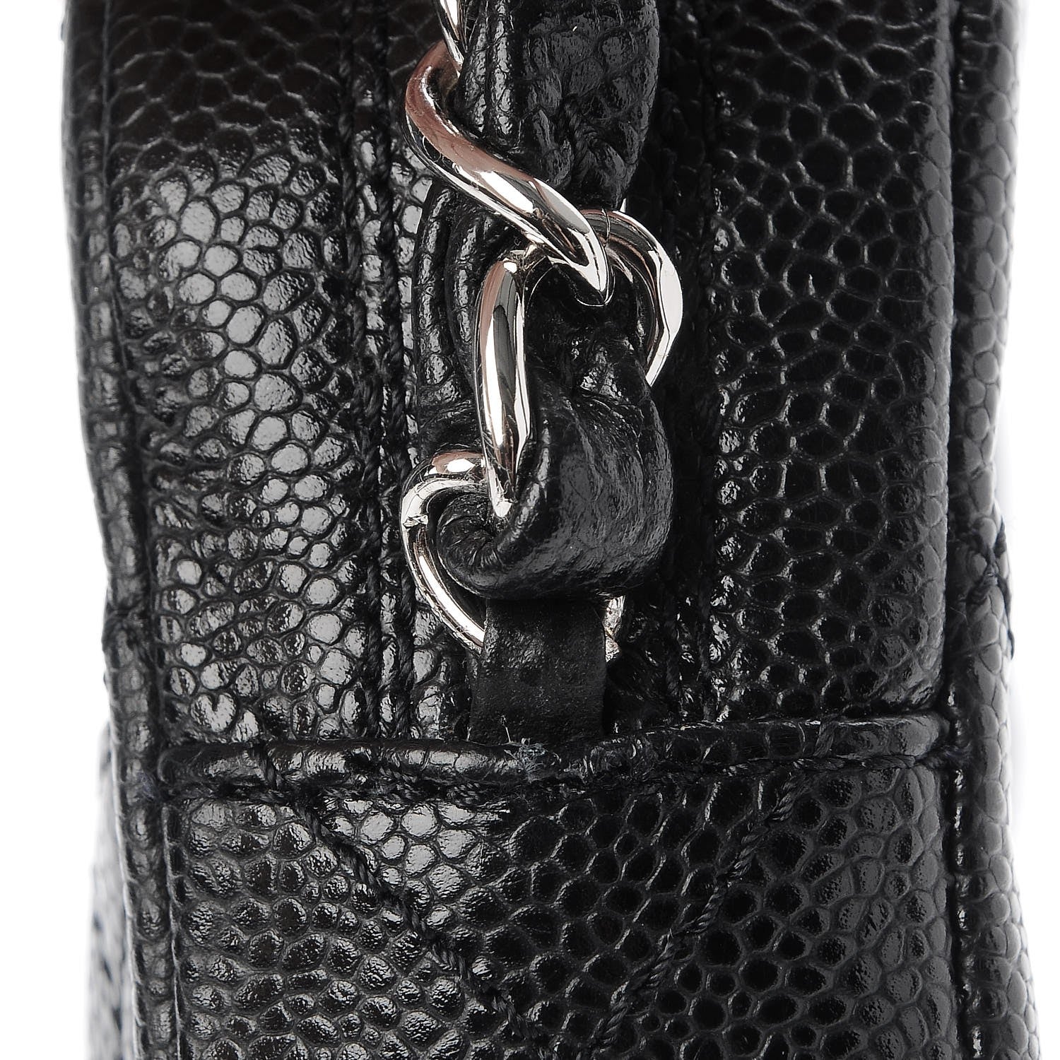 Chanel Caviar Quilted Camera Case Crossbody Bag Black 9 of 9
