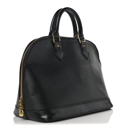 Louis Vuitton Epi Alma PM Black 3 of 7